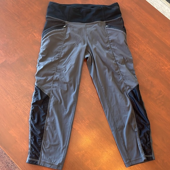 The North Face Flashdry gray and black runner jogger pants, women’s sz Small - Picture 2 of 6